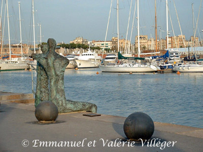 The port of Barcelona