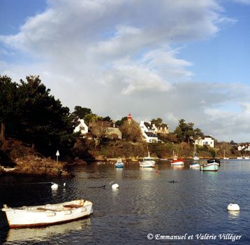 Doëlan during a sunny winter afternoon