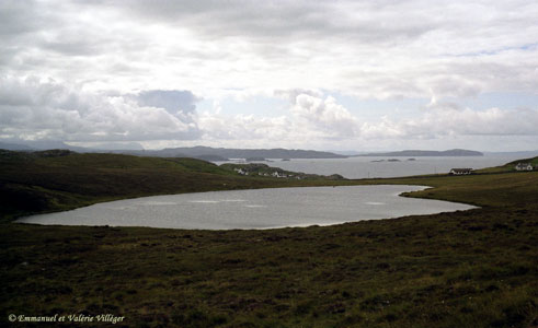 The beginning of the path to Sandwood bay from Blairmore