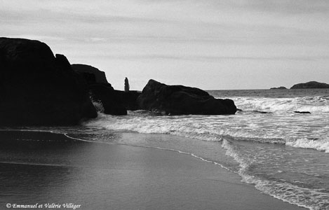 The stack of Sandwood bay, looking south