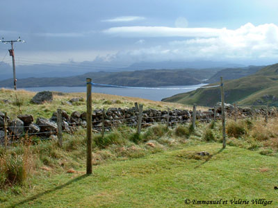 Achnacarnin, view from the chalet
