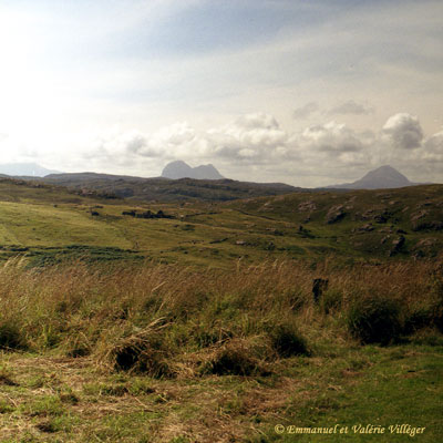 Achnacarnin, view from the chalet