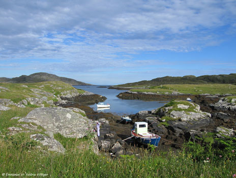 Airds sur la côte est de Barra