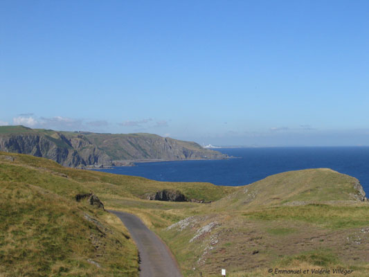 Vue vers le nord de Saint Abbs Head