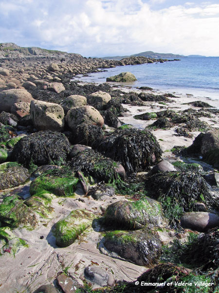 La plage de Reiff côté galet