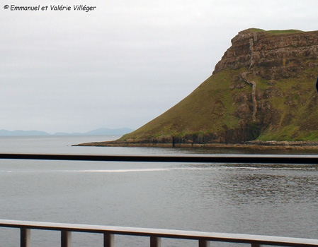 From Uig (Skye) to Harris. Leaving Uig.