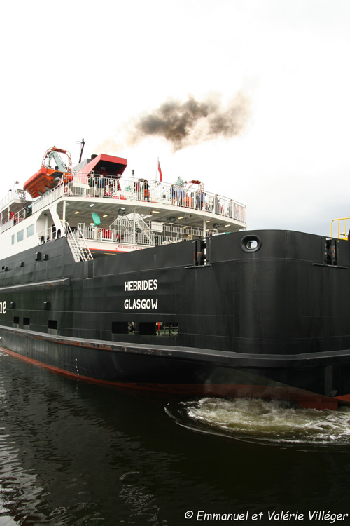 Ferry en partance de Uig (Skye)