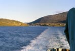 Leaving Tarbert early in the morning.