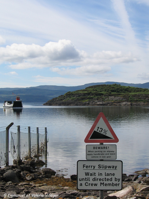 From Cowal peninsula to Kintyre. A ferry from mainland to mainland.