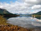 Loch Leven is like a mirror on a quiet day, from the harbour of Glencoe