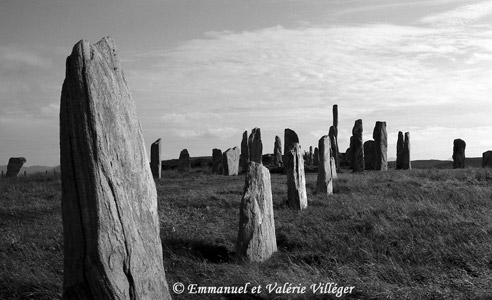 Calanais main circle of standing stones