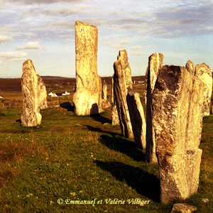 Calanais main circle of standing stones