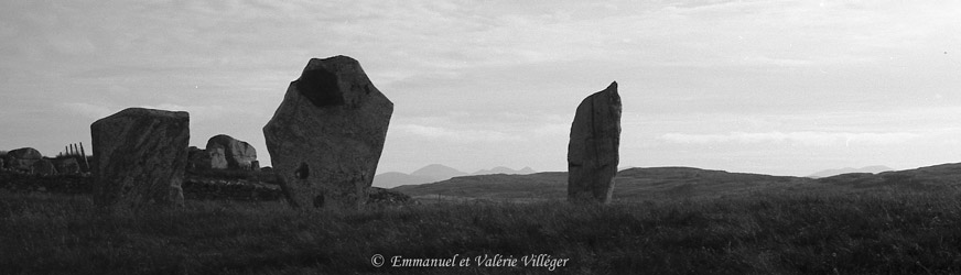 Calanais main circle of standing stones