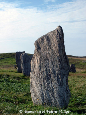 Calanais main circle of standing stones