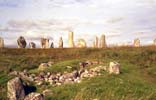 Calanais main circle of standing stones
