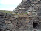 Detail of the broch of Carloway, entry