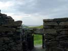 Broch of Carloway, view towards the see