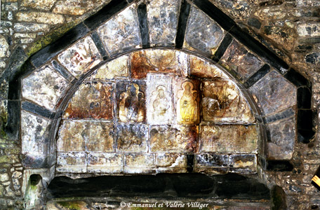 Saint Clement Church, Rodel, Harris, grave of a lord MacLeod of Harris