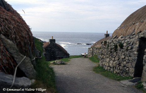 Gearrannan, Vue générale sur le village