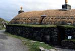 Gearrannan, le musée : reconstitution de l'intérieur d'une maison traditionnelle