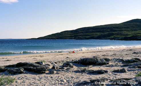 The beach of Huisinis