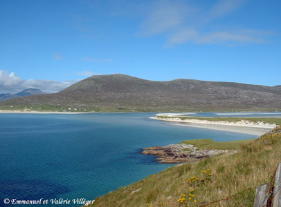 Beach at Seilebost at high tide