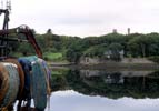 Stornoway, Vue sur Lews Castle et sa forêt