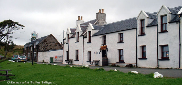 The small village of Stein and its old pub on Waternish peninsula