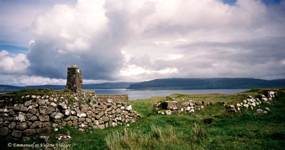 A wall somewhere on Skye but we cannot remember where