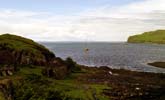 Sheltered bay at Glendale and old mills