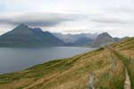 Chemin d'Elgol à Camasunary, black Cuillins.