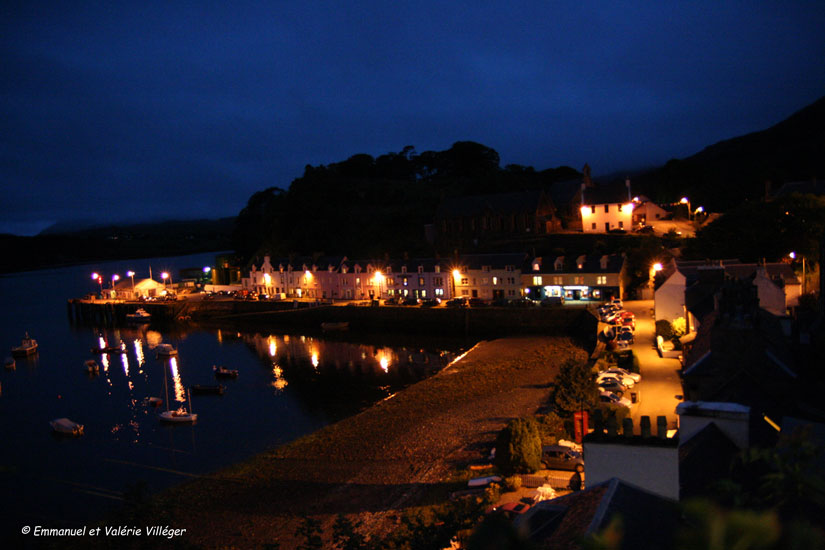 Illumination sur le port