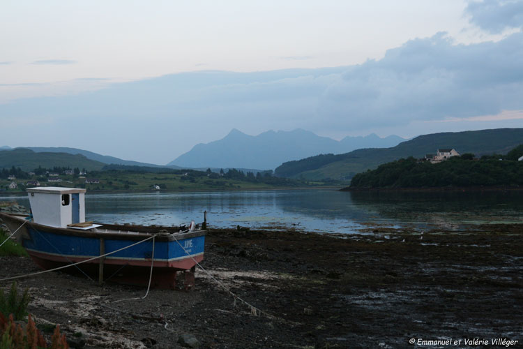 Les Cuillins vue de Portee