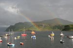 Rainbow on Portree.