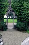 The parc in the middle of the ruins of Armadale castle