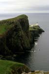 Neist point et ses falaises impressionantes. Le phare est à vendre....