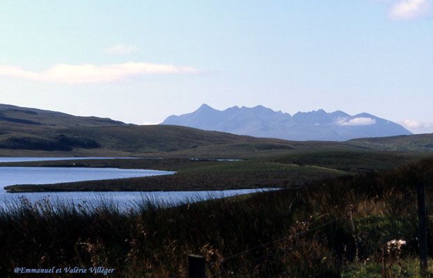 Cuillins Hills from loch Fadah