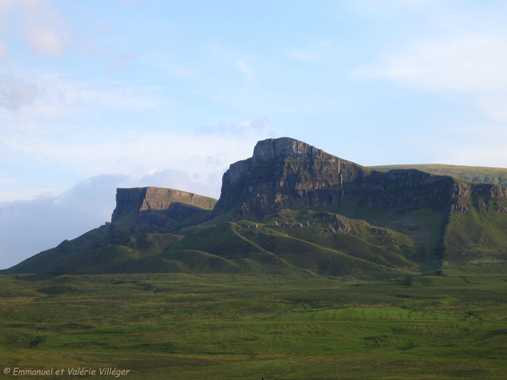 En regardant en direction du Quiraing.