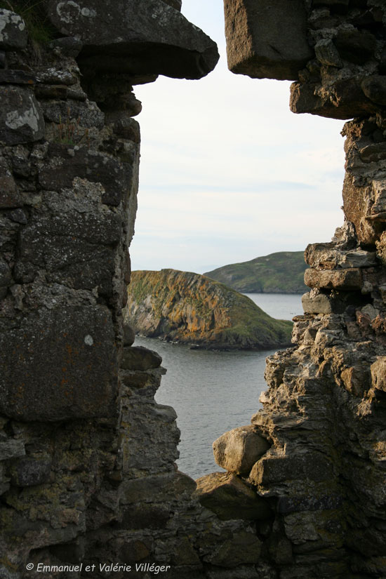 Inside Duntulm castle