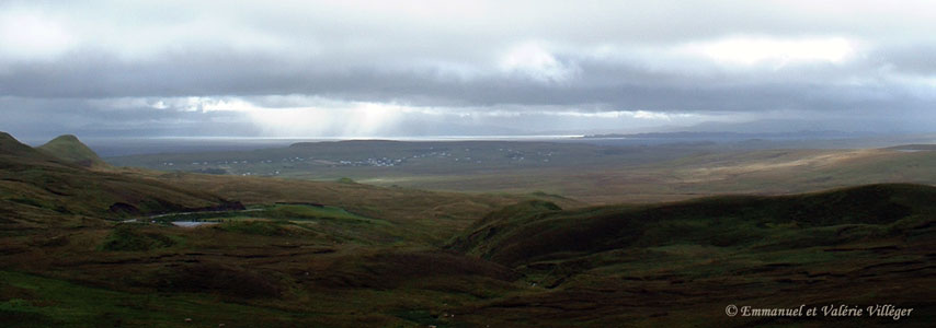 Vue sur la baie de Staffin