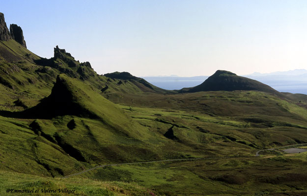 Le Quiraing et les vues impressionnantes vers l'Ecosse