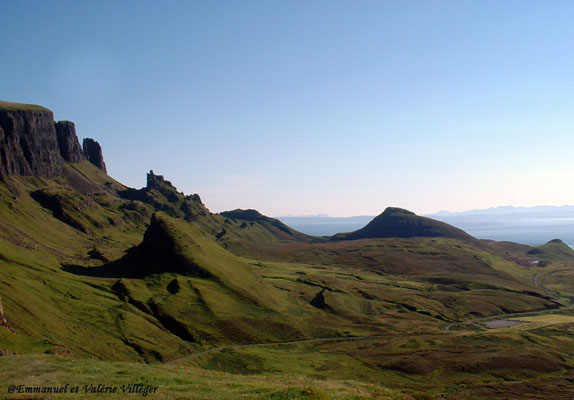 Le Quiraing et les vues impressionnantes vers l'Ecosse