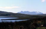 Le loch Fadah, vue sur les black Cuillins