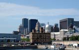 General view of Montreal with the old town in the foreground